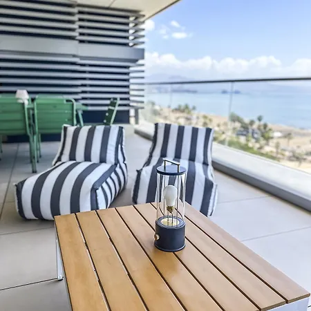 -malagasunapts-tower Living Sea Views Pool Gym Park Malaga
