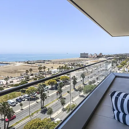 -malagasunapts-tower Living Sea Views Pool Gym Park Malaga